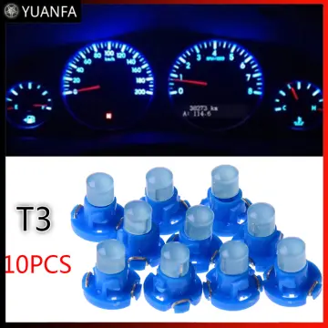 10pcs T3 Led 12v 0.2w Car Auto Interior Instrument Light Bulbs