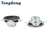 Tenghong ลำโพงมัลติมีเดียเบสลำโพงแบบครบวงจร5W 16 Core 2Ohm ลำโพงเสียงแบบพกพาขนาด40มม. 2ชิ้นสำหรับโฮมเธียเตอร์แบบทำมือ