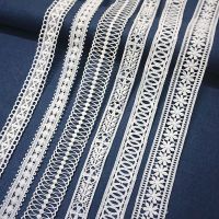 5yards Cotton Embroidered Trim Fabric Materials Sewing Apparel Accessories