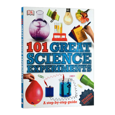 101 great science experiments DK childrens interesting Popular Science Encyclopedia cognitive English Picture Book English version