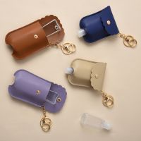 【CW】 Rectangle  amp; Plastic  Hand Sanitizer Bottle Keychain Keyring 10cm x 7cm 1 Piece