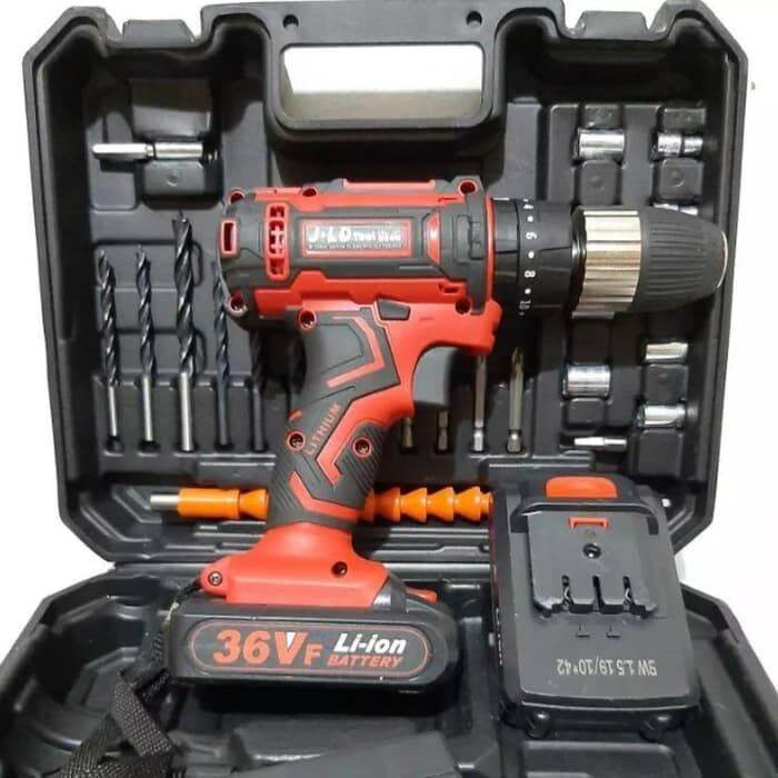 cordless drill impact 36V // bor baterai 36V // JLD Impact drill 36V