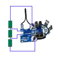 แผ่นป้องกันแผงวงจร PCB 3เซลล์แบบแบตเตอรี่ลิเธียม M12สำหรับ Milwaukee12V 1.3Ah 1.5Ah 2Ah 4Ah เครื่องมือแบตเตอรี่โทรศัพท์ลิเธียม48-11-2411 M12