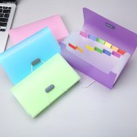 ○✟♨ Candy Color A6 Expanding Folder Organizer Wallet Documents Organizer File Pouch Bill Folder Stationery Office School Supplies