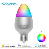 【HOT SALE】 Aflatoon Electronics Koogeek 8วัตต์ Dimmable Wifi E26สมาร์ทหลอดไฟ LED 16ล้านสีสำหรับ HomeKit เสียงการควบคุมระยะไกลสำหรับ Alexa Google ผู้ช่วย