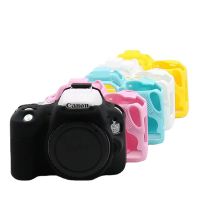 เคสซิลิโคน Ruer ผิวอุปกรณ์ป้องกันฝาครอบแบบนิ่มสำหรับ Canon EOS 250D 200DII 200D SL2รอยจูบ X9กล้อง DSLR Cq-22