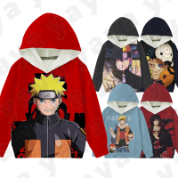 * YAYA * Hoodie Naruto สำหรับเด็กผู้ชายและเด็กผู้หญิงพิมพ์ลาย3D สำหรับเด็กแบบสวมหัว