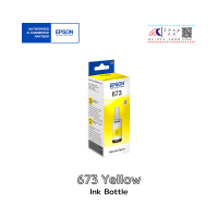 673 Yellow EPSON [T673400] หมึกพิมพ์แท้ สีเหลือง ใช้กับ  EPSON L800, 805, 850, 1800 (Tank)  ปริมาณ 70ml By Shopak  รับประกัน EPSON