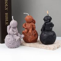 Multi Style Astronaut Silicone Candle Mold DIY Earth Moon Candle Making Handmade Soap Resin Clay Mold Gifts Art Craft Home Decor