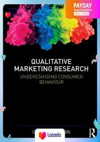 (ใหม่) พร้อมส่ง Qualitative Marketing Research : Understanding Consumer Behaviour [Paperback]