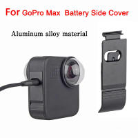 For GoPro Max Battery Side Cover Door Charging Case Port Open Dustproof Lid Aluminum Alloy Accessories Side DoorBattery Cover