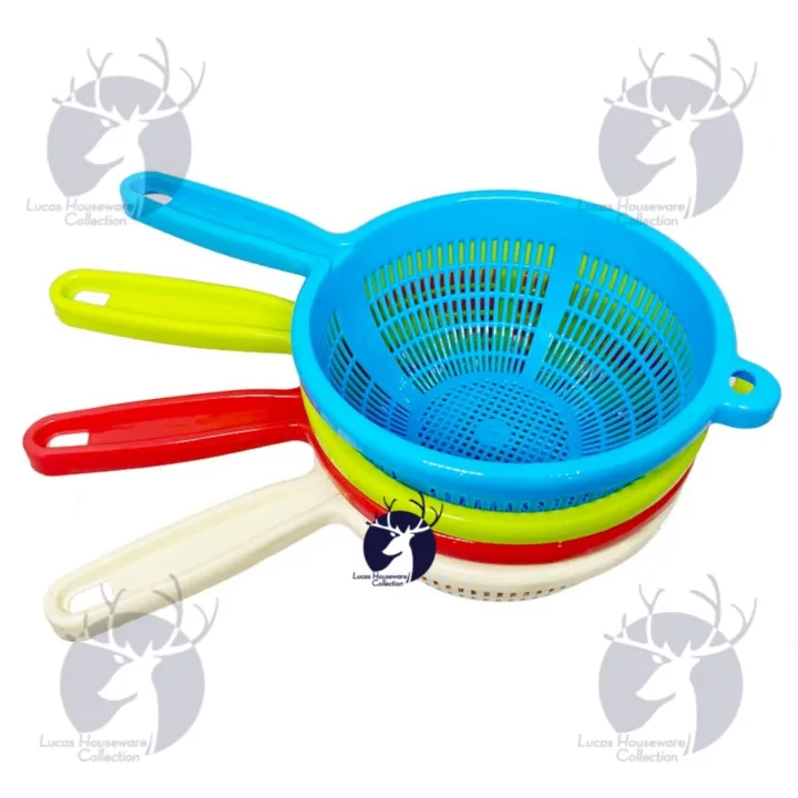 UNIPLUS PLASTIC STRAINER / HANGING EAR & LONG HANDLE COLANDER STRAINER