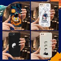 couple texture Phone Case For iPhone 7Plus/8Plus luxurious Cartoon soft shell Phone lens protection Anti-knock leather