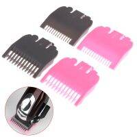 【CC】 2pcs Colorful Guide Sizes Comb 1.5mm/3mm Plastic Limited Combs Hair Cutting Different Length