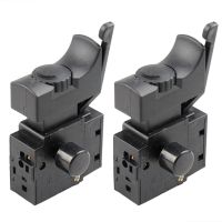 2Pcs FA2-6/1BEK ล็อคเครื่องมือสว่านไฟฟ้าตัวควบคุมความเร็ว Trigger สวิตช์ปุ่ม6(6) 250V 5E4