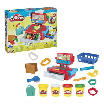Play-Doh Cash Register Toy for Kids 3 Years and Up with Fun Sounds, Play  Food Accessories, and 4 Non-Toxic Colors