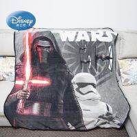 [High-end blanket] ส่วนลดล้างสต๊อก Disney Heros สตาร์วอร์สสีดำผ้ากำมะหยี่ขนยาวสำหรับเด็กผู้ชายบนโซฟาเด็กผ้าห่มขนแกะโยนคริสต์มาสของขวัญการดร็อปชิป