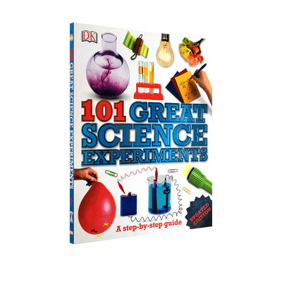 Original English DK 101 great science experiments great science experiments childrens interesting popular science cognition picture book DK Encyclopedia