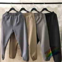 Kanye West SEASON 6 TRACKPANTS ผู้ชายผู้หญิง1:1ที่มีคุณภาพดีที่สุดแคบฟุตสเก็ตบอร์ดผ้าฝ้ายกางเกงขายาวฤดูกาล6กางเกง