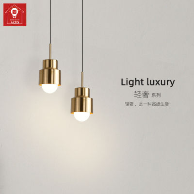 MZD【With Bulb】Dining Room Chandelier New Simple Modern Bar Single Head Chandelier Light Luxury Creative Personality Bedroom Bedside Chandelier.ซื้อทันทีเพิ่มลงในรถเข็น