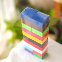 Creative Cute Rainbow Dominoes Colorful Wooden Building Blocks Children Baby Early Education Educational Toy Car Building Sets