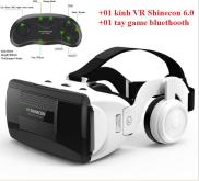 Kính 3D VR Shinecon G06e có headphone Tặng tay cầm chơi game bluetooth 3.0
