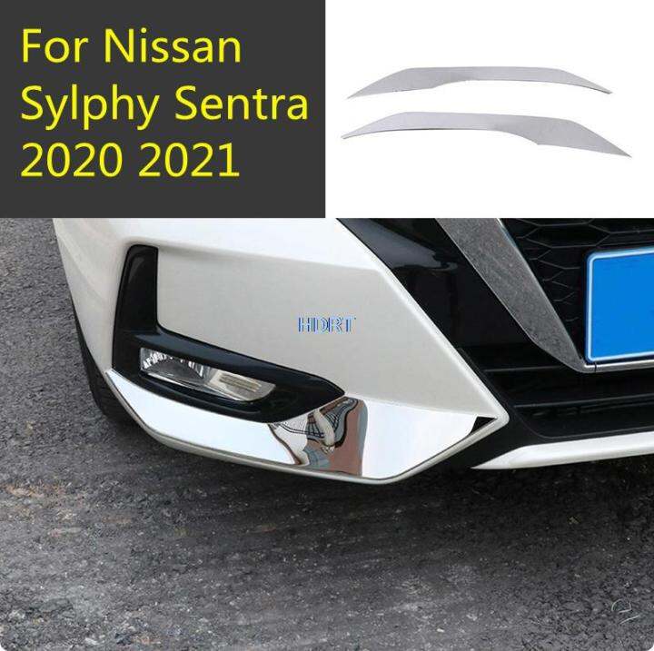 อุปกรณ์เสริมสำหรับ-nissan-sylphy-sentra-2020-2021แต่งรถด้านหน้าเป็นสแตนเลสสตีลแถบหางโคมไฟแถบไฟตัดหมอกแม่พิมพ์