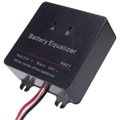 Battery Equalizer for 2 X 12V Batteries Balancer 2S Active Voltage Lead Acid Battery Charger Regulators Connect