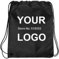 Custom Drawstring Backpack 30x45cm Sports Team Polyester Digital Printing Any Logo Customize Bags Free Shipping