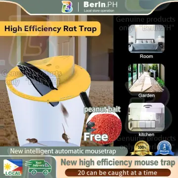 RINNE TRAPS Flip N Slide Bucket Lid Mouse Trap - Multi Catch - Runnings