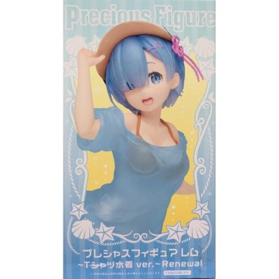 Taito - Re: Zero Starting Life in Another World Precious Figure - Rem: T-Shirt Swimwear Ver. Renewal