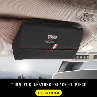 Car Sun Visor Glasses Case Holder for Cadillac ATS XTS SLR Escalade CTS Srx Deville BLS XT4 XLR CT4 XT5 XT6 Eldorado XT6 CT5 CT6