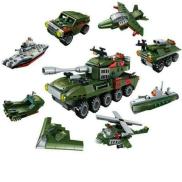 Bộ Lego 8in1 mô hình máy bay quân sự
