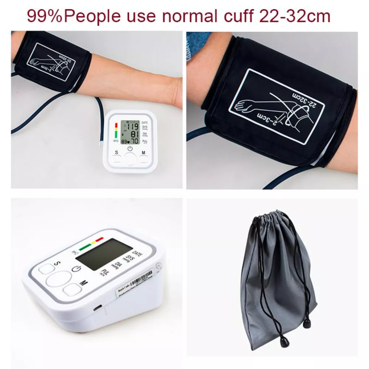 วัดความดัน-เครื่องวัดความดัน-เครื่องวัดความดันแบบพกพา-หน้าจอดิจิตอล-เครื่องวัดความดันโลหิต-blood-pressure-monitor-arm-style