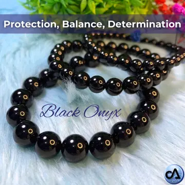 Protect & Support | Black Tourmaline Bracelet 6mm – GEMI Crystal Co.-sieuthinhanong.vn