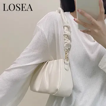 Korean Fashion Large Capacity Pleated Armpit Bag