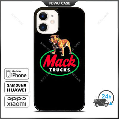 Mack Truck Black Phone Case for iPhone 14 Pro Max / iPhone 13 Pro Max / iPhone 12 Pro Max / XS Max / Samsung Galaxy Note 10 Plus / S22 Ultra / S21 Plus Anti-fall Protective Case Cover