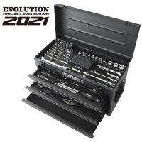 (ส่งฟรี ) ชุดเครื่องมือช่าง 76 ชิ้น EVOLUTION SET ( Free Shipping) Evolution Tool Set MATTE BLACK TS203