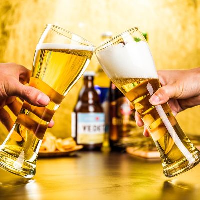 2Pcs Thick Crafted Beer Glasses Large Capacity Professional Beer Mug Transparent Wine Glass Cup Club Bar Party Home Drinkware