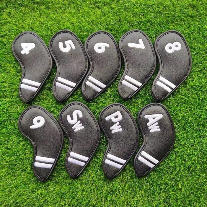 pu-iron-set-golf-iron-set-general-club-head-set-simple-club-cover-protective-cover-golf-iron-covers-golf-club-head-covers