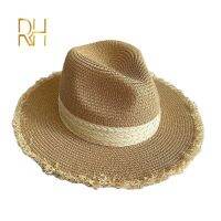 2021 New Summer Beach Straw Panama Sun Hats For Women Fashion Letter M Jazz Straw For Men Wholesale RH