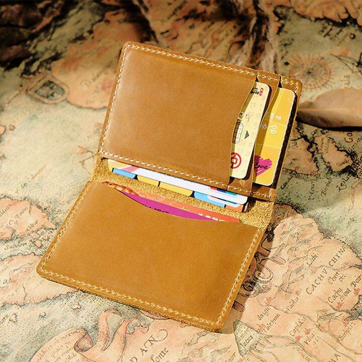 layor-wallet-moterm-men-ผู้ถือบัตรเครดิต-rustic-crazy-horsecustomized-business-unisexcardholder-wholesale