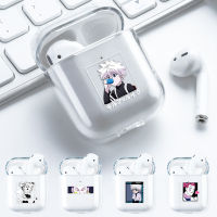 Haedphone เคส Apple AirPods 1 2,เคสหูฟังใสมีเอกลักษณ์พิมพ์ลายการ์ตูนอนิเมะ TPU นิ่ม