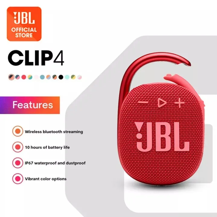 JBL CLIP 4 / CLIP4 Wireless Bluetooth Speaker / JBL Lazada PH