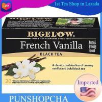 Bigelow Tea Black Tea French Vanilla 20 Tea Bags​ ชาดำวานิลลา