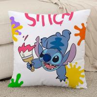 Disney Lilo &amp; Stitch Pillowcase Cover Children Girl Couple Pillow Cover Decorative Pillows Case Living Room 40x40cm