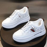 COD ∋♠卍 The Outline Shop27dgsd6gfd [Ready Stock] small white shoes sneakers joker spring new fashion shoes leather shoes athletic shoes casual shoes single shoe height 4 cm