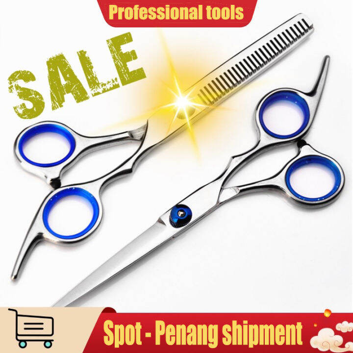[Malaysia Ready Stock]One Set Professional Hair Scissors Cutting Barber