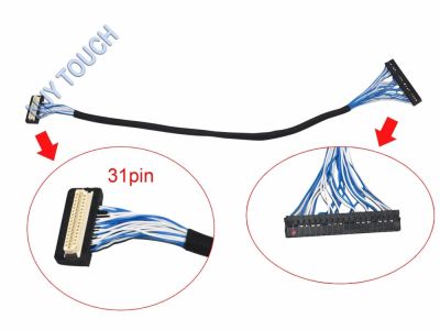 【Hot demand】 จัดส่งฟรี DF9-31S-1V 31ขา TTL สายสัญญาณสำหรับจอแอลซีดีแผง LQ10D367 LQ10D368 NL6448bc26-01