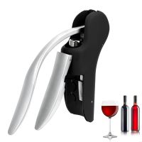 ki【Hot】Bottle Openers Wine Tool Set Cork Drill Lifter Kit Bar Lever Corkscrew Foil Cutter Convenient Kitchen Accessories